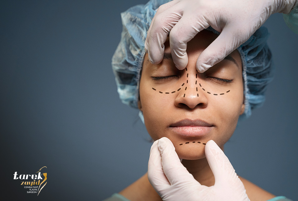 الاستعداد لعملية تجميل الانف